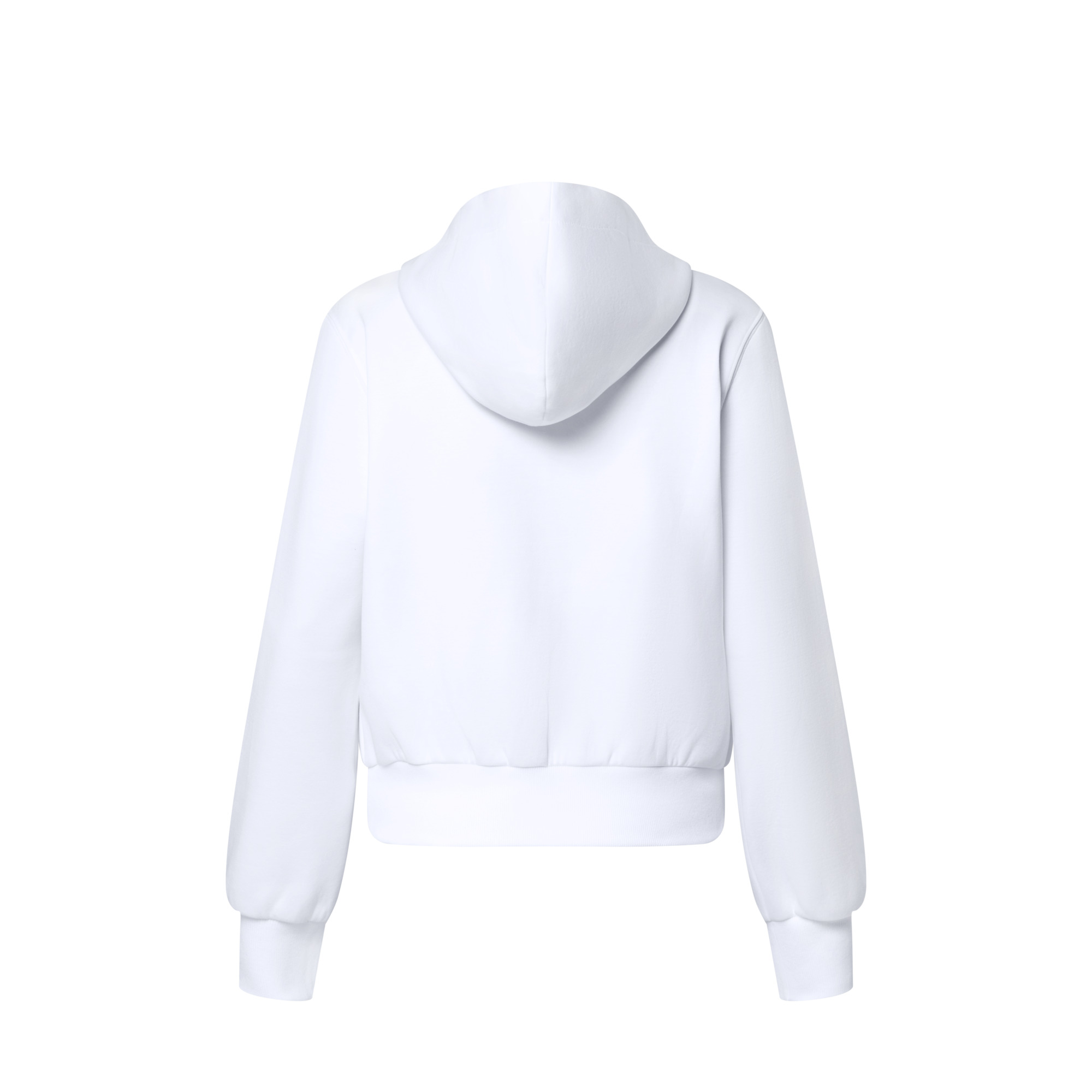 Leather Accent Hoodie - 3