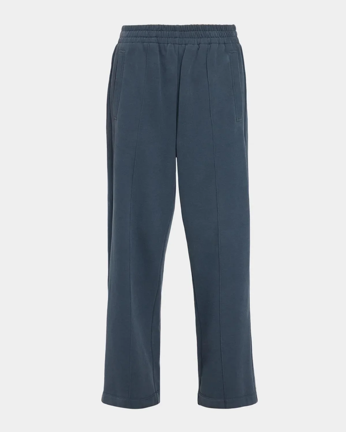 Smooth Cotton Fleece Ankle Sweatpants - 1
