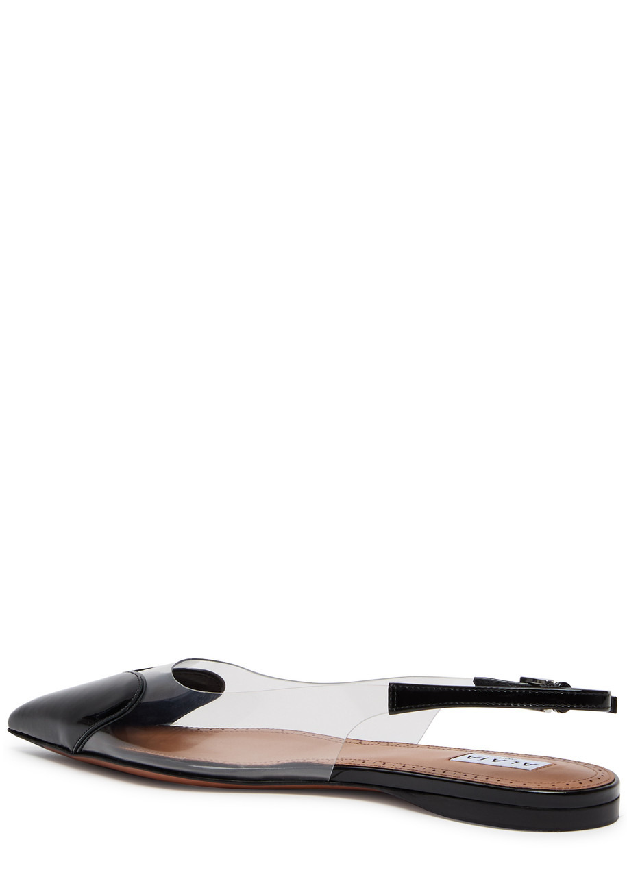 Le Coeur patent leather slingback flats - 2