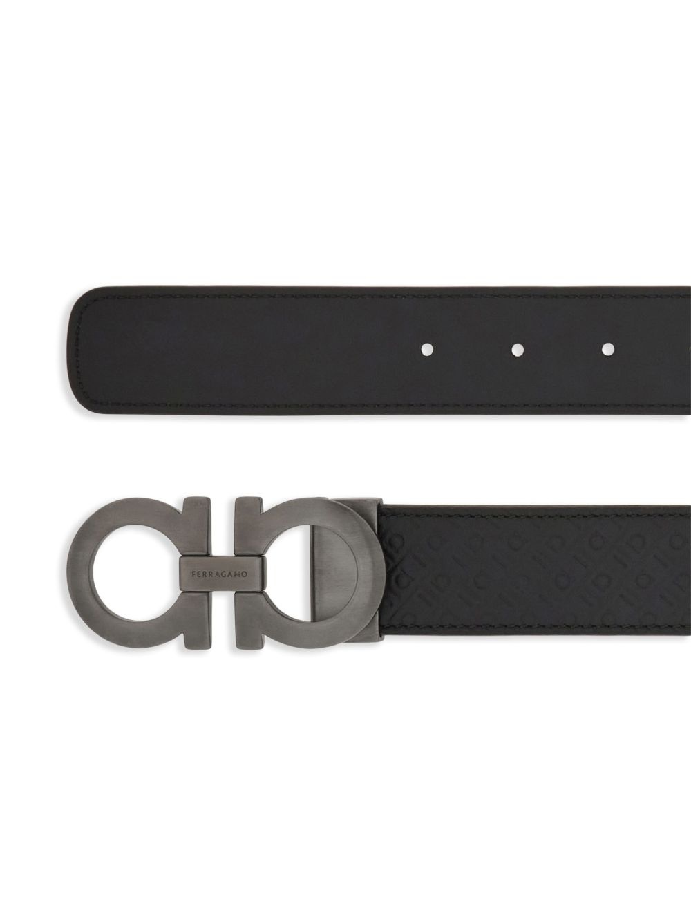 reversible Gancini belt - 2