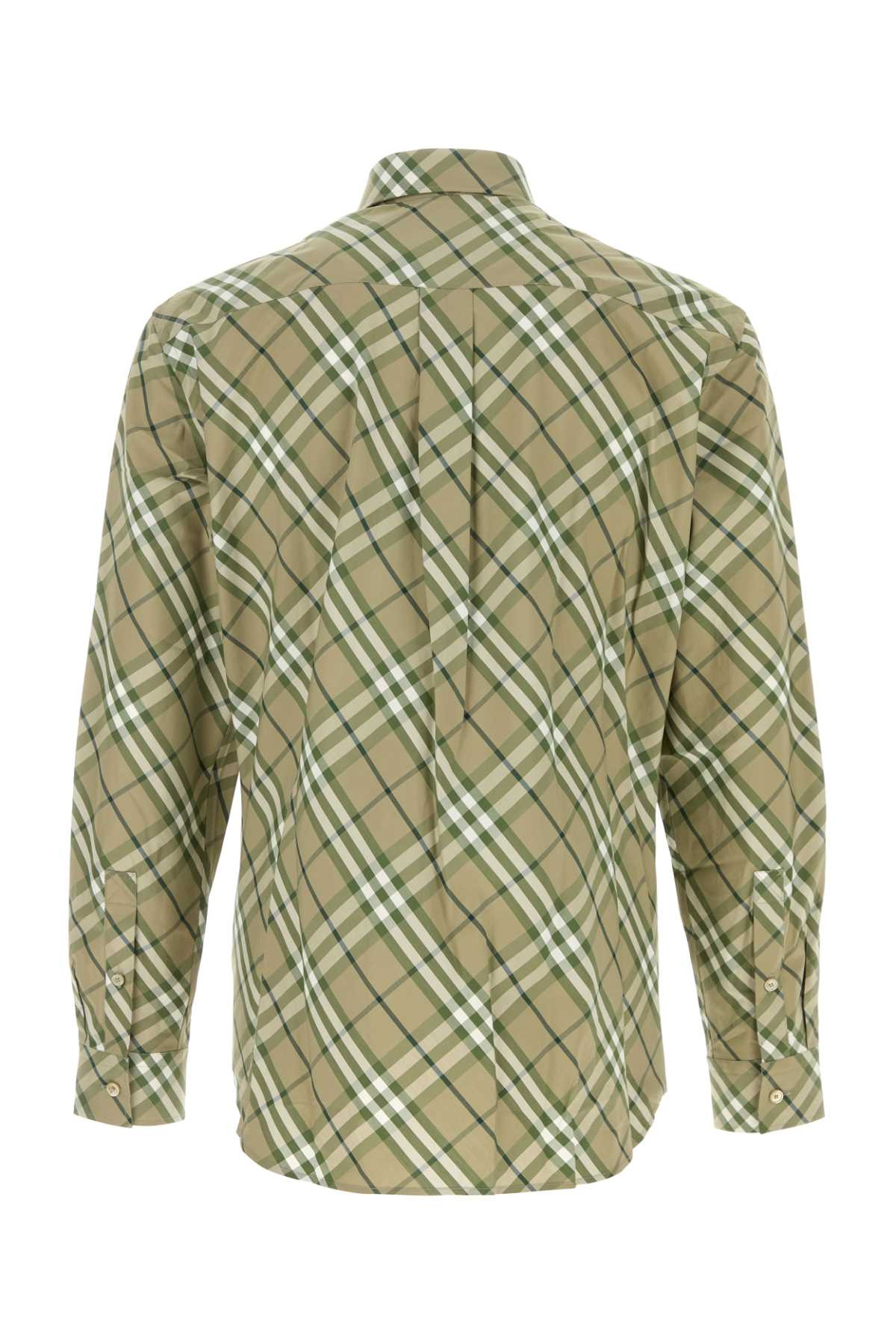 Burberry Men Embroidered Poplin Shirt - 2
