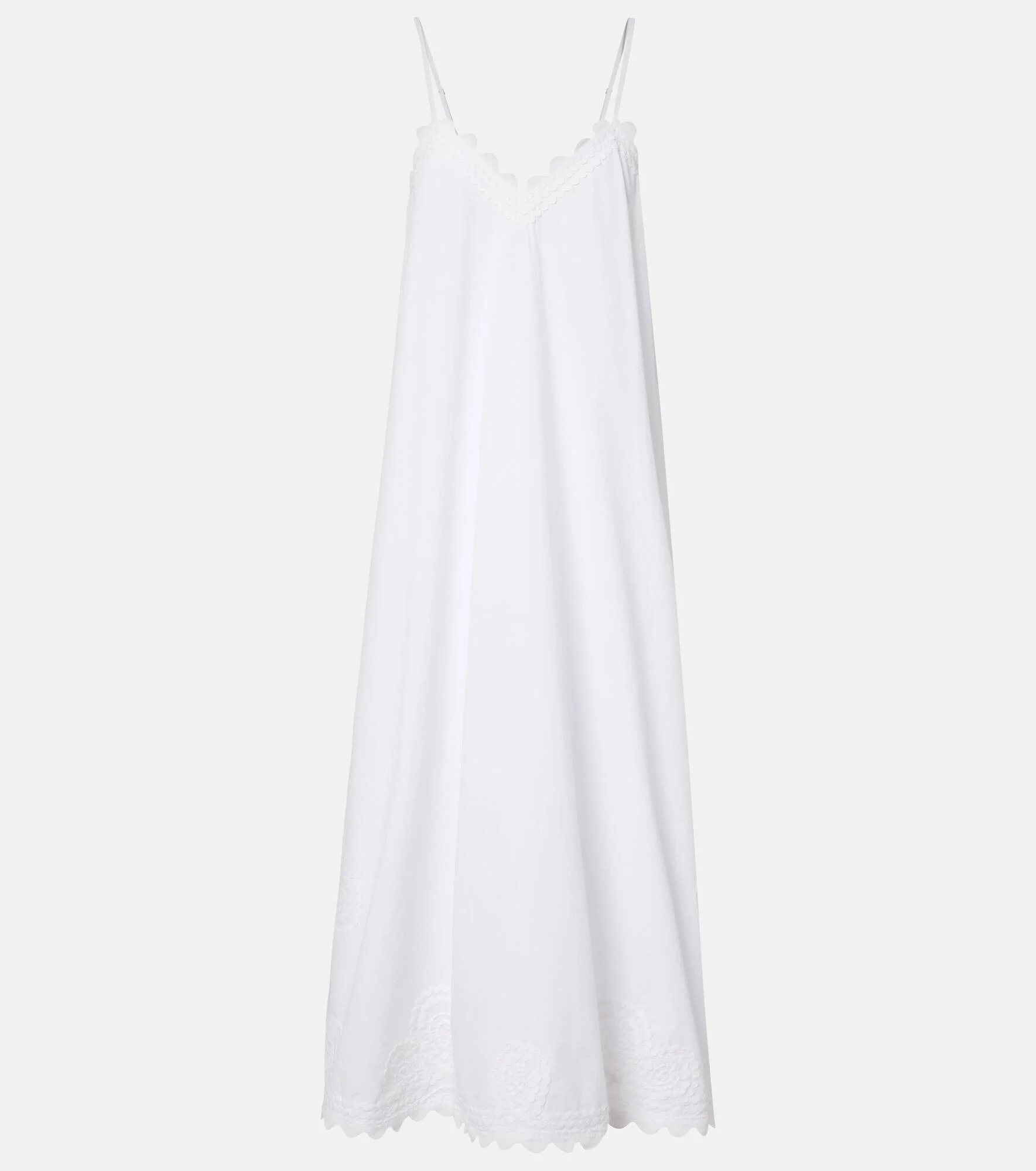 Cotton midi dress - 1