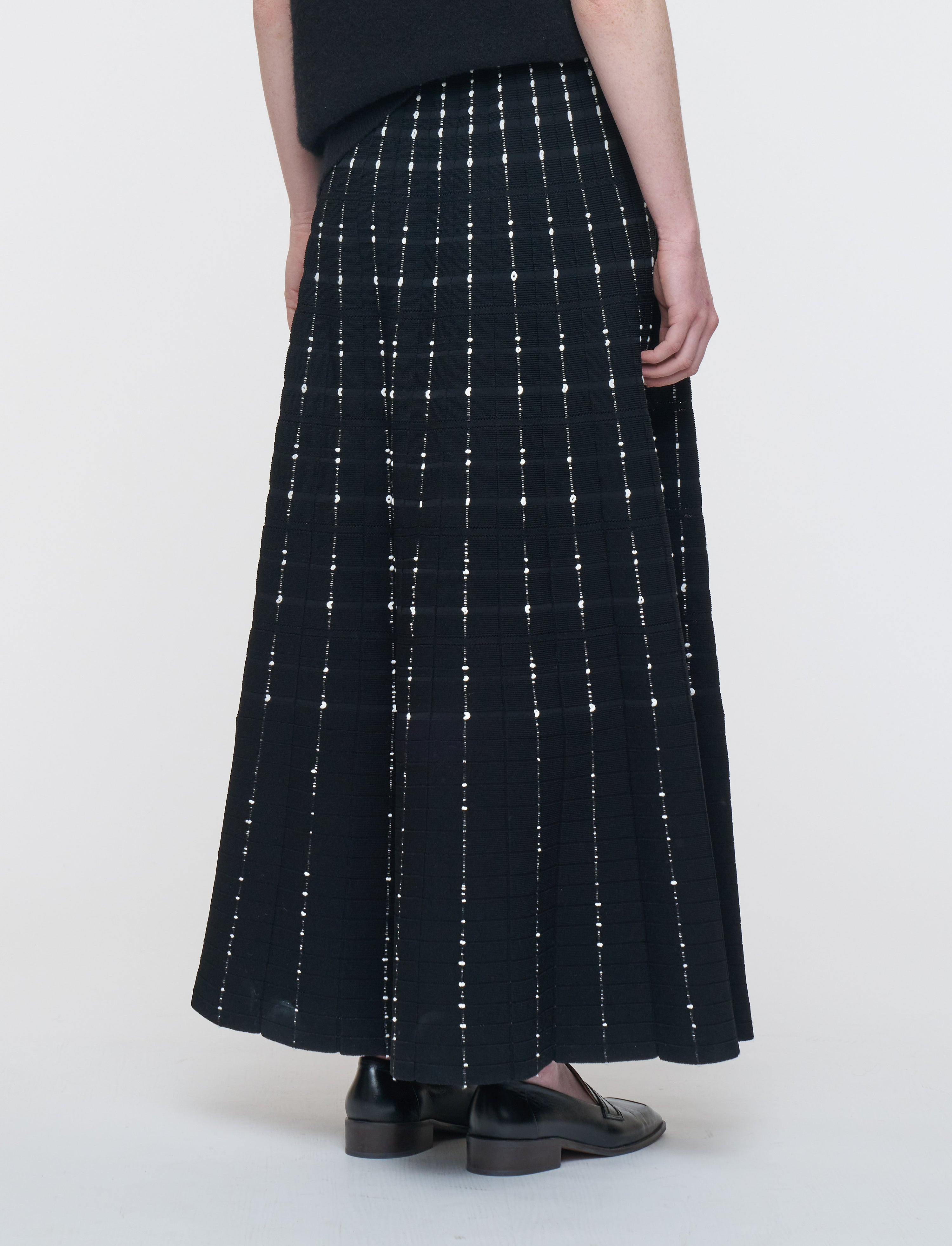 Fragmented Stripes Skirt - 3