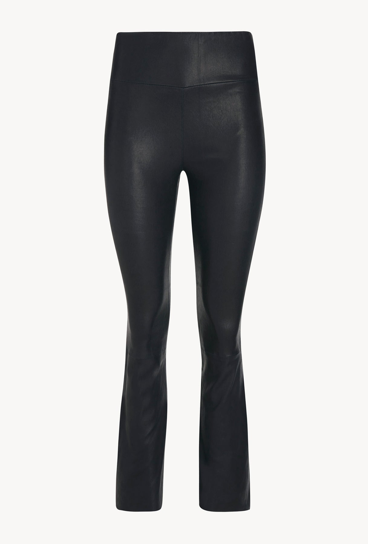 MIDNIGHT LEATHER ANKLE FLARE - 5