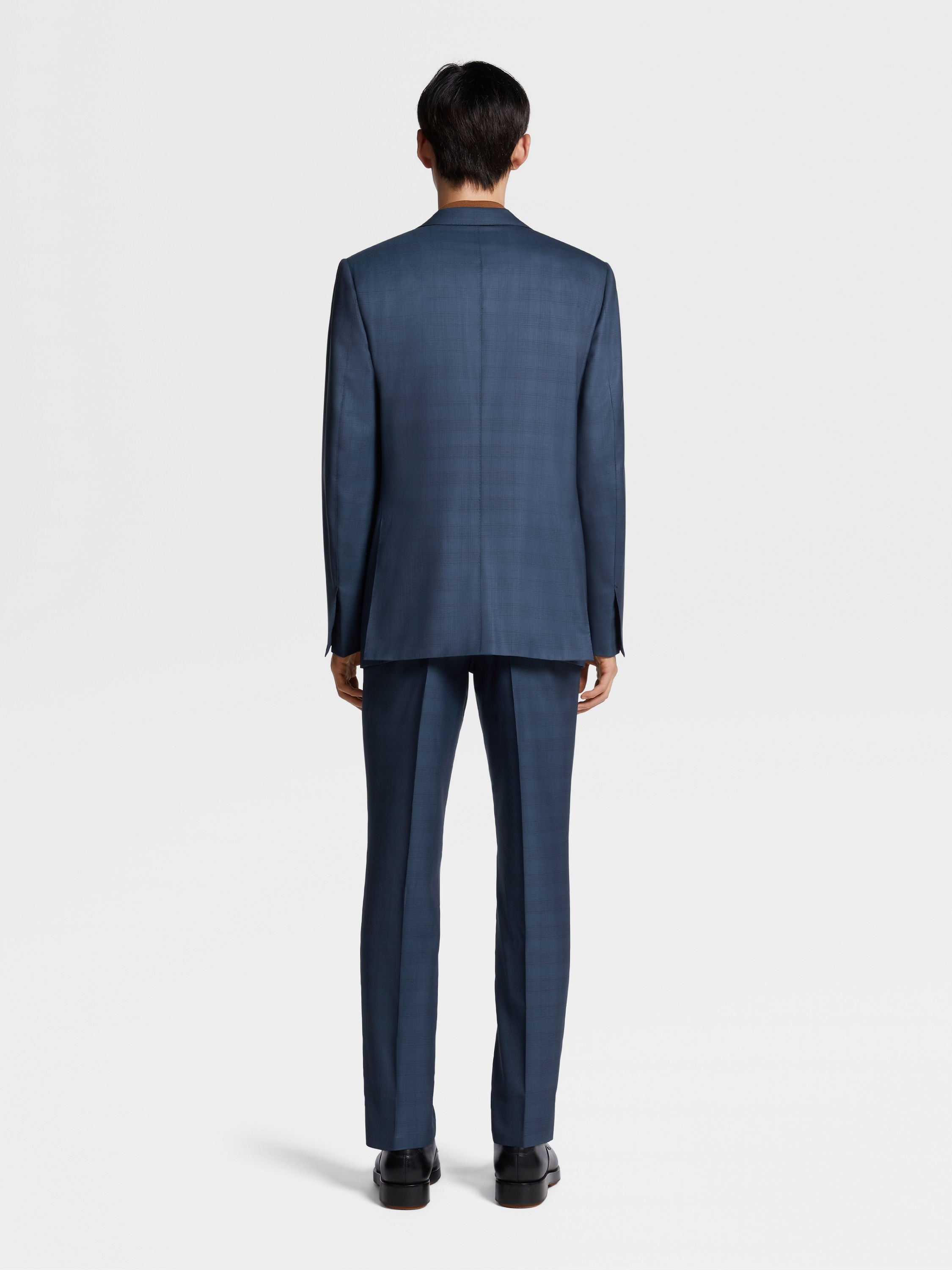 BLUE CENTOVENTIMILA WOOL SUIT - 4