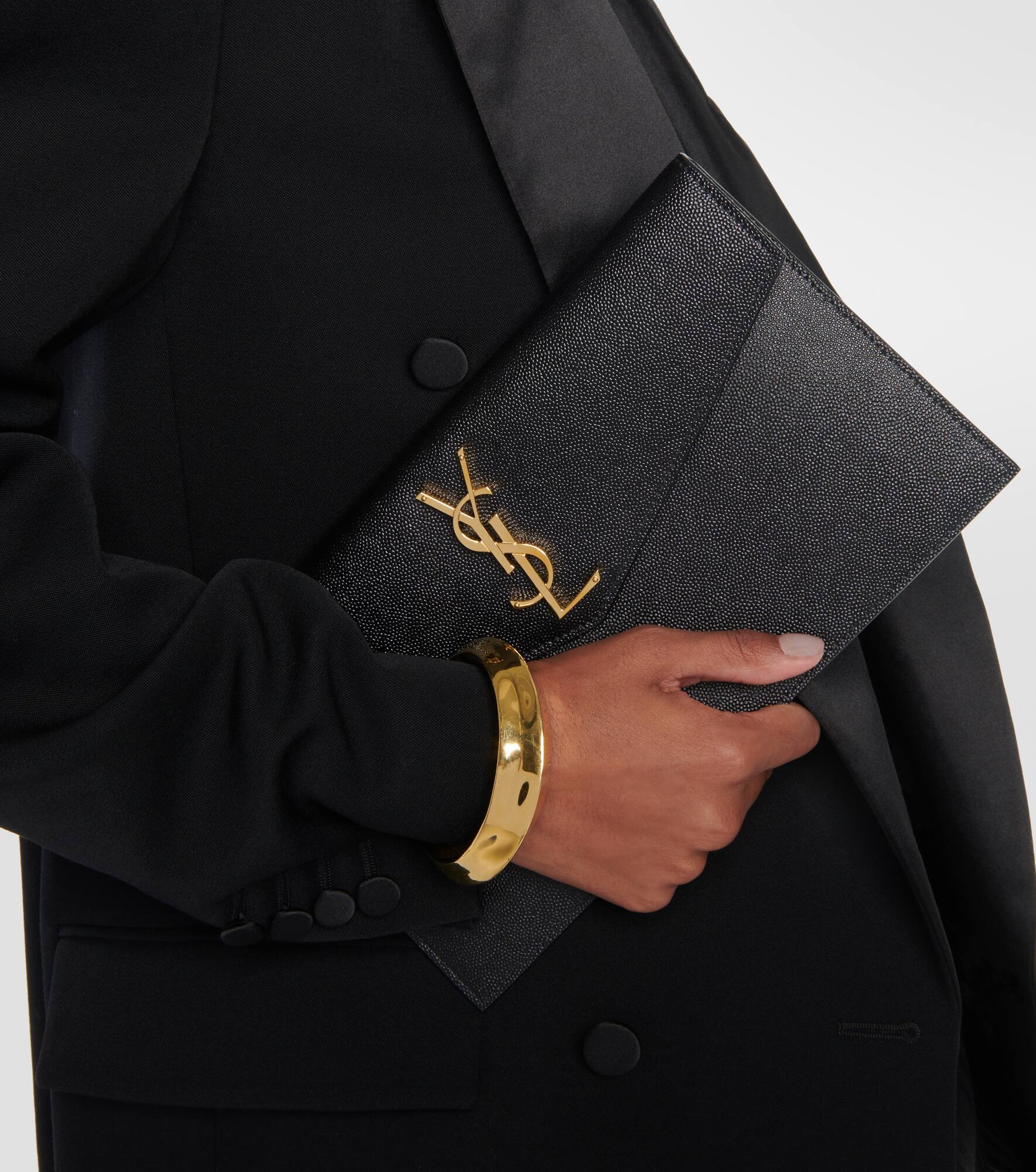 Uptown leather clutch - 2