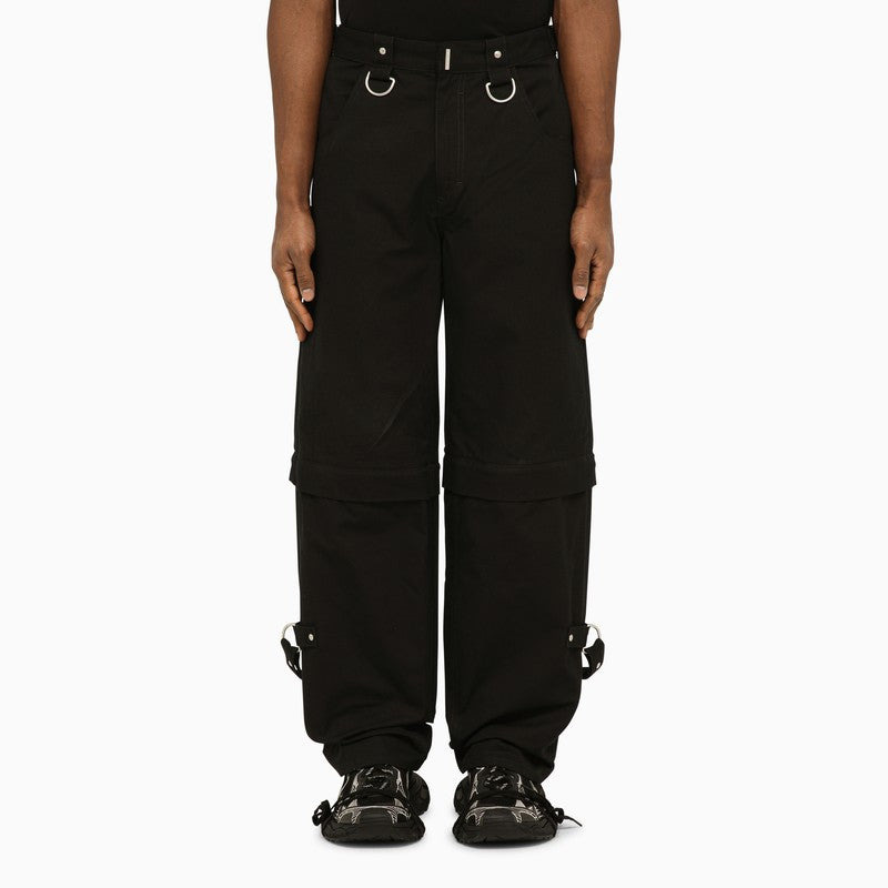 Givenchy Black Trousers With Removable Bottoms Men - 1
