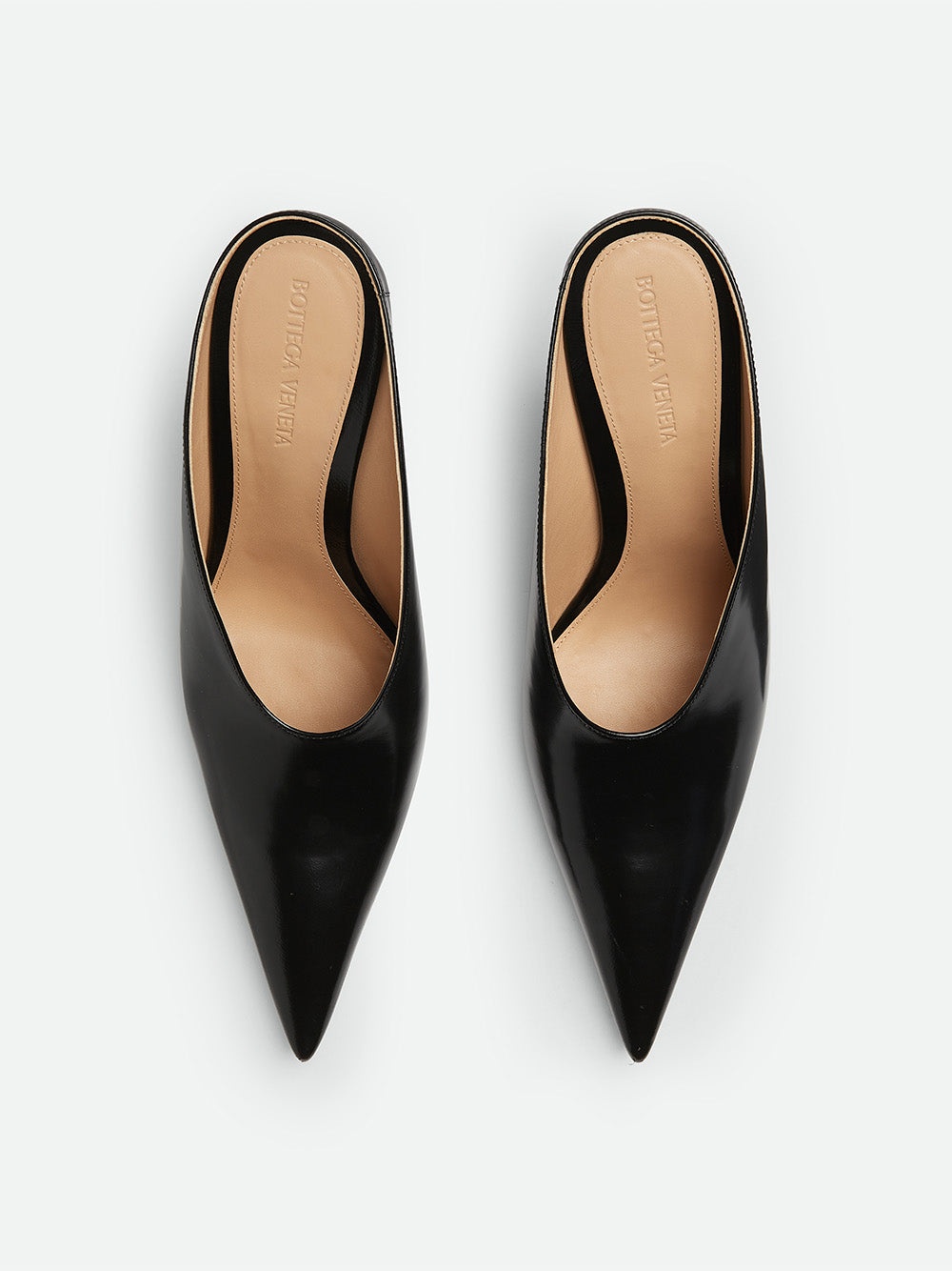 [国内発送 関税負担なし] BOTTEGA VENETA ミュール Rocket Rocket patent leather mules in black - Bottega Veneta
