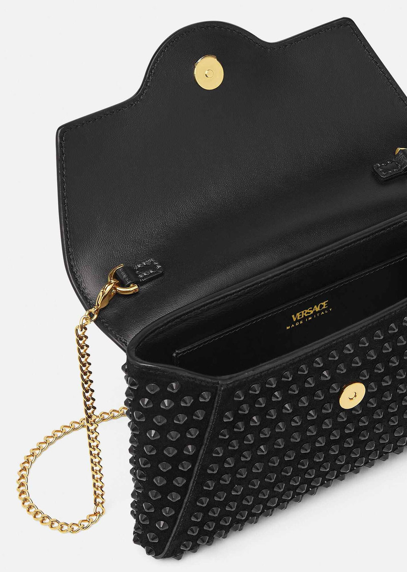La Medusa Studded Envelope Clutch 4