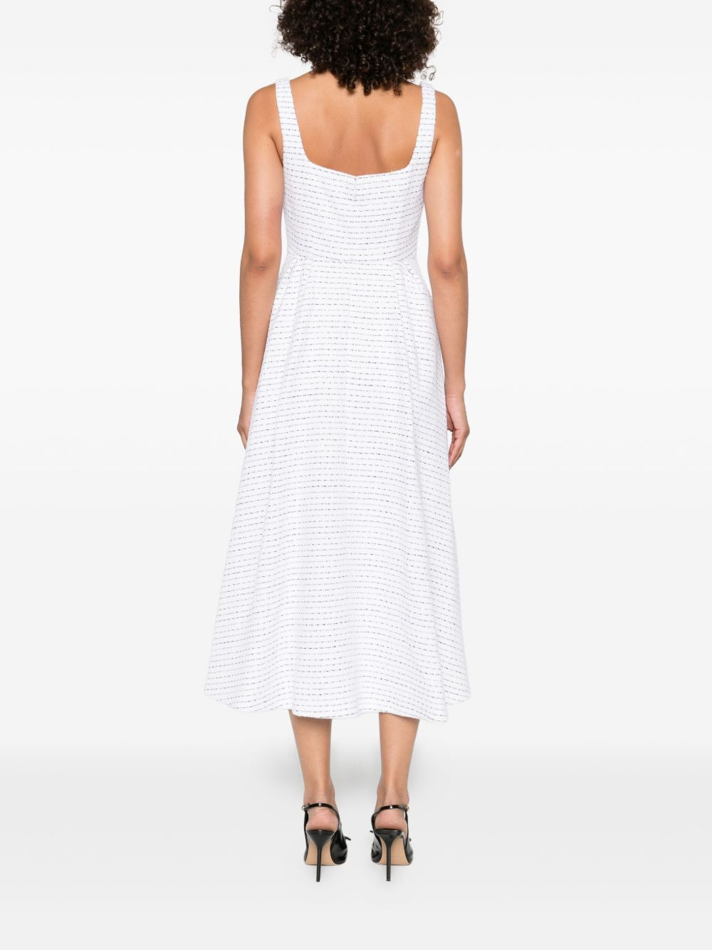 striped sleeveless dress - 4