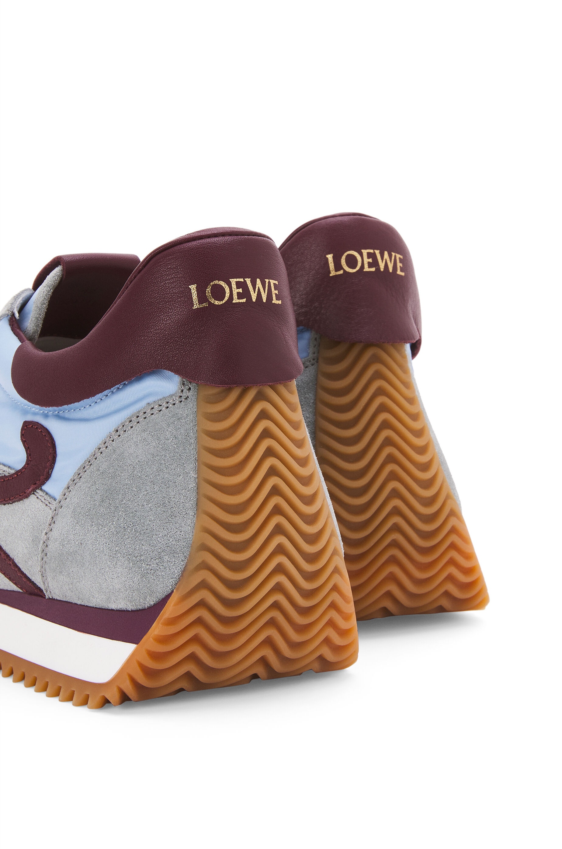 Flow runner in nylon and suede - 4