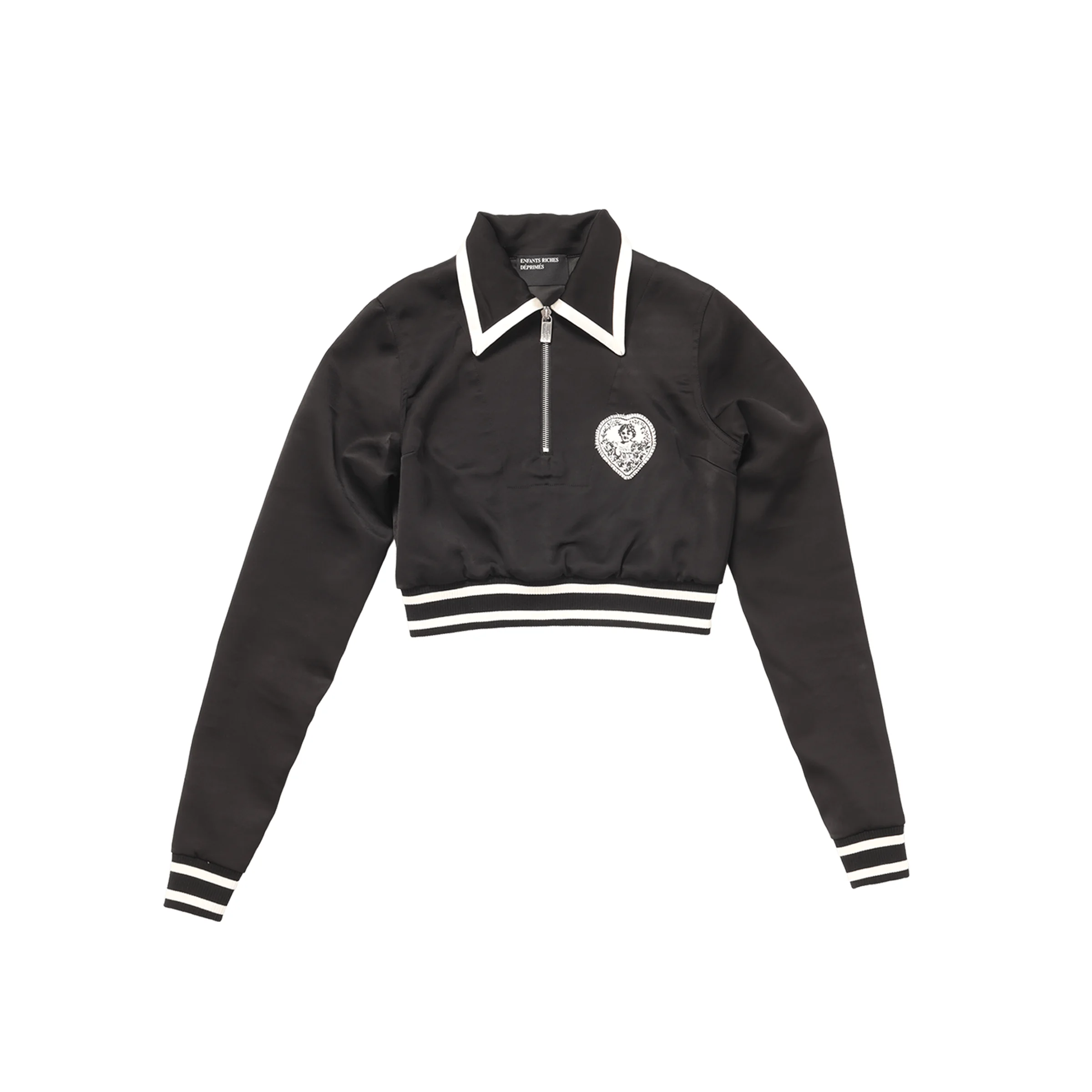 ERD GYM UNIFORM CROPPED HALF ZIP - 1
