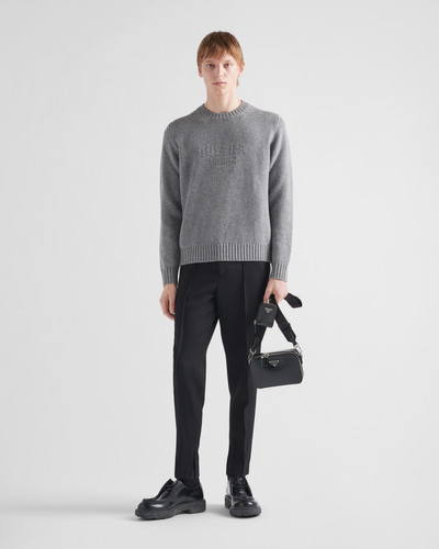 Prada Wool and cashmere crew-neck sweater outlook