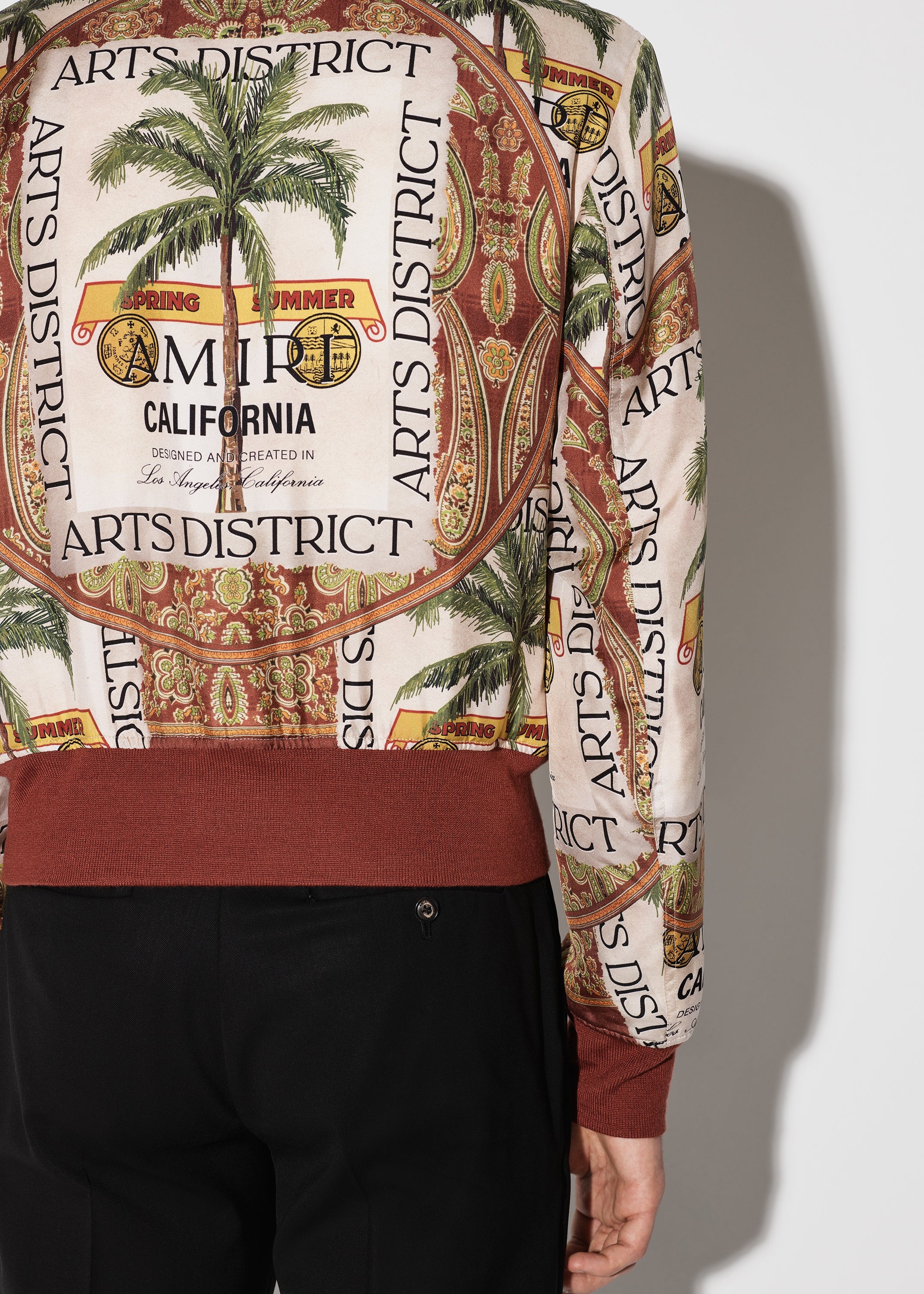 AMIRI RUM LABEL BOMBER JACKET - 9