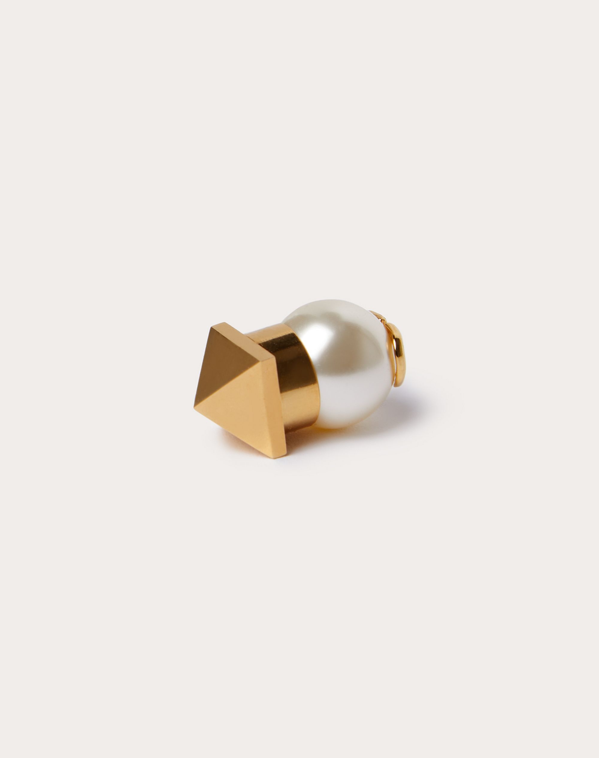 VLOGO SIGNATURE SINGLE METAL EARRING WITH SWAROVSKI® PEARL - 2