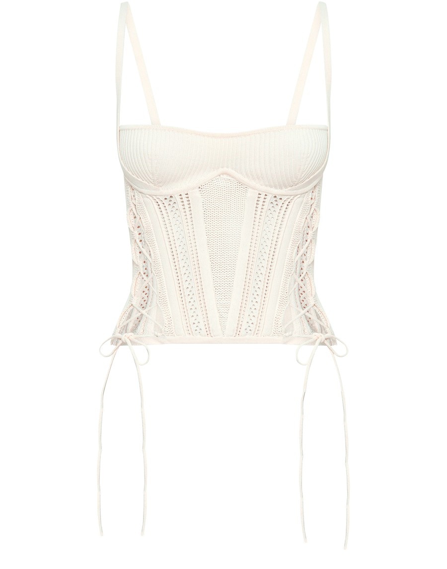 Laced openwork corset - 1