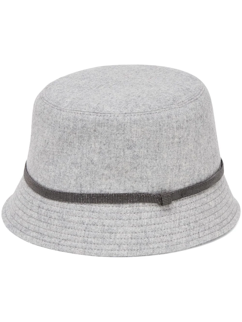 monili chain detail bucket hat - 1
