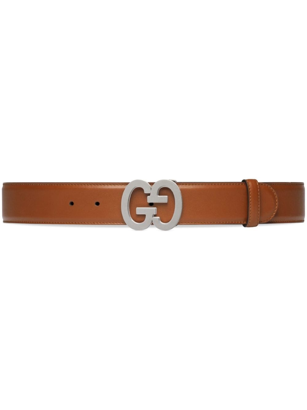 GG buckle leather belt - 1