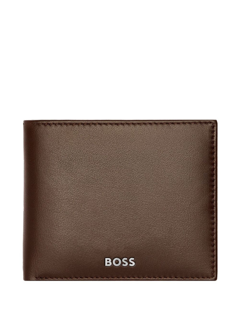 logo-embellished wallet and pen set 1