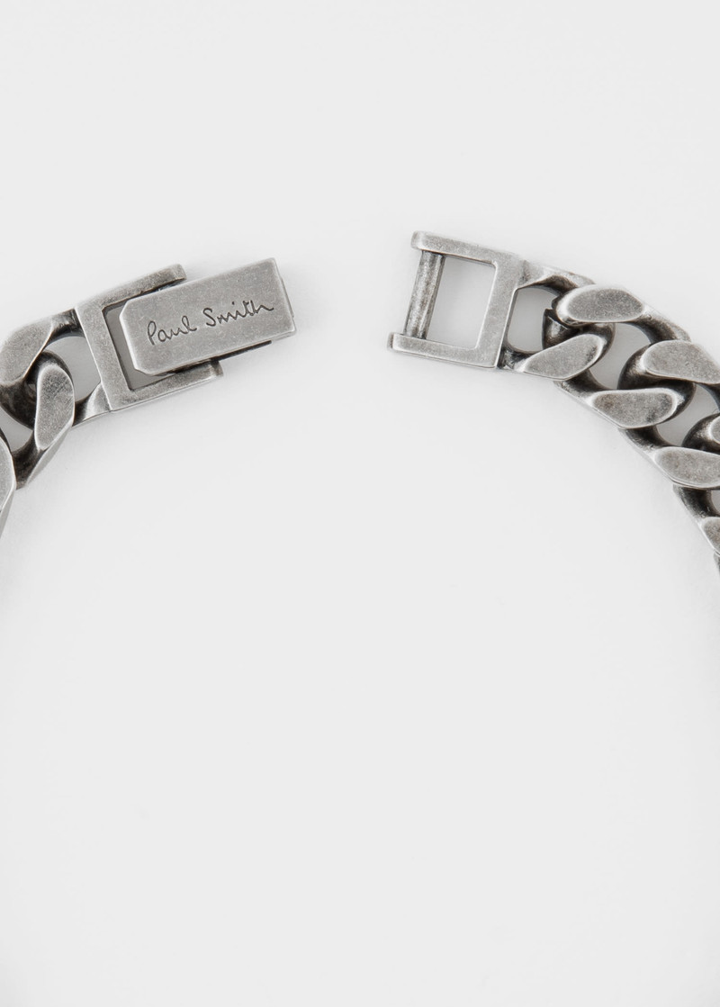 Paul Smith Silver Curb Chain Bracelet outlook