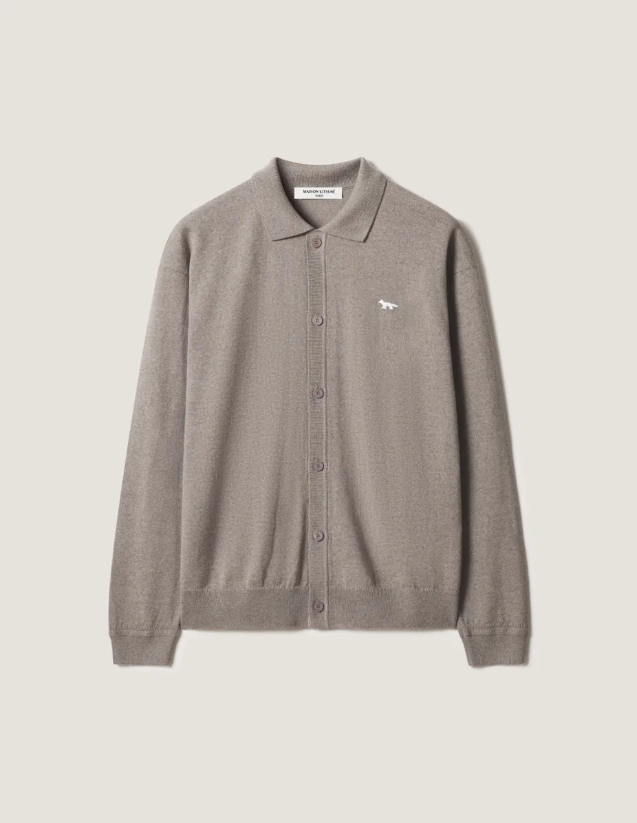 PROFILE FOX COMFORT POLO CARDIGAN - 1