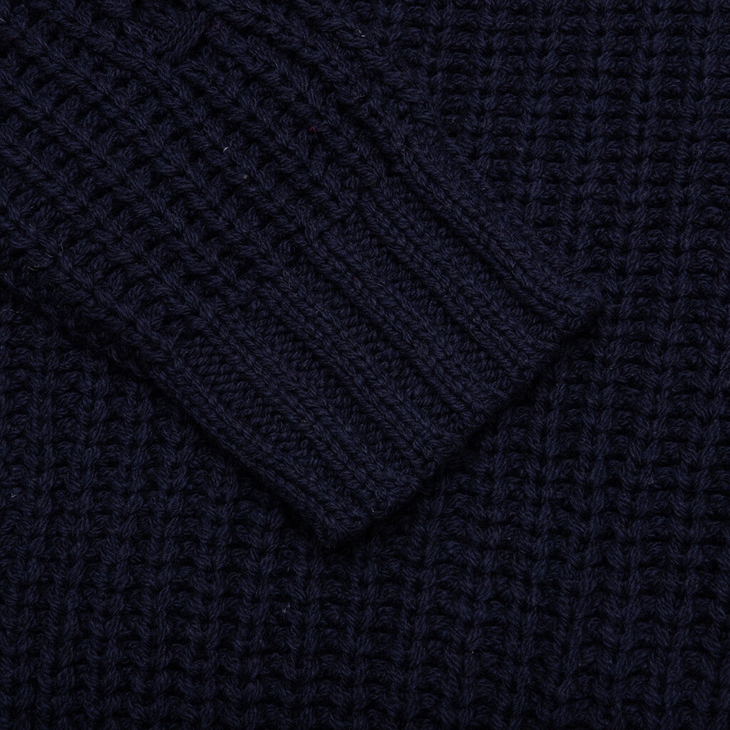 SAVAGE CREWNECK SWEATER - NAVY - 4