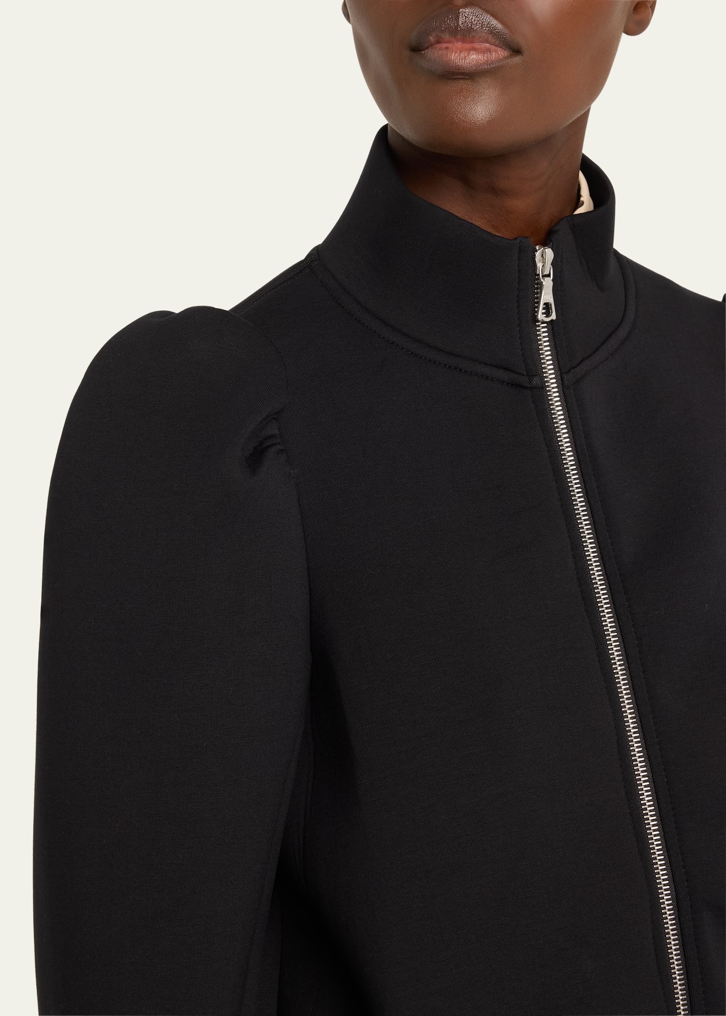 Huras Zip-Up Jacket with Elastic Hem - 5