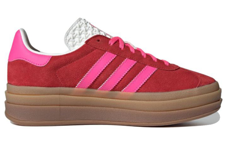 (WMNS) adidas Gazelle Bold 'Collegiate Red Lucid Pink' IH7496 - 2