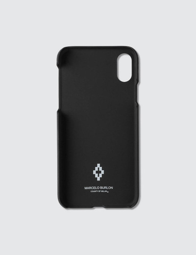 Marcelo Burlon County Of Milan Black Wings iPhone Xs Case outlook