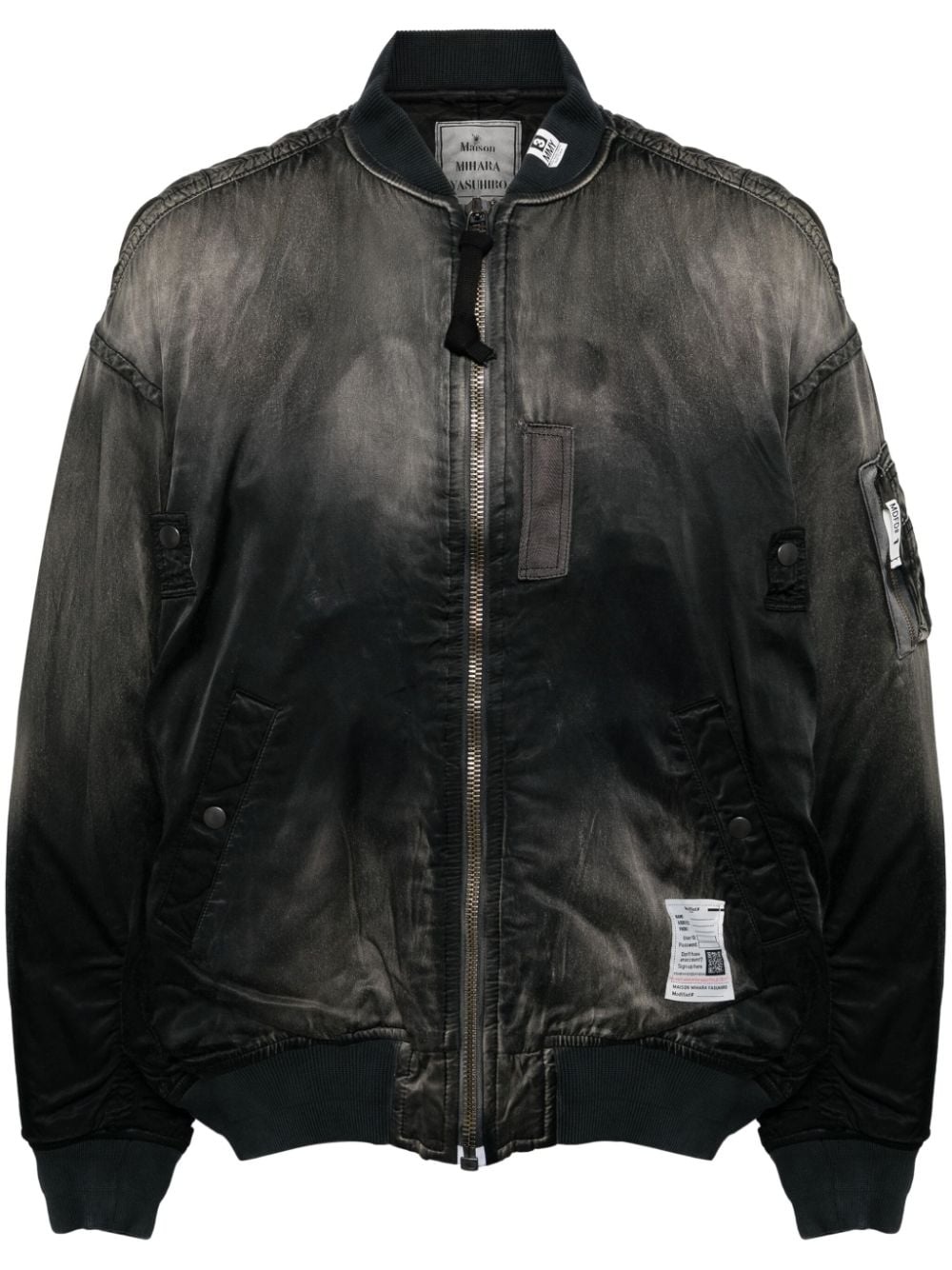 aged flight jacket - 1