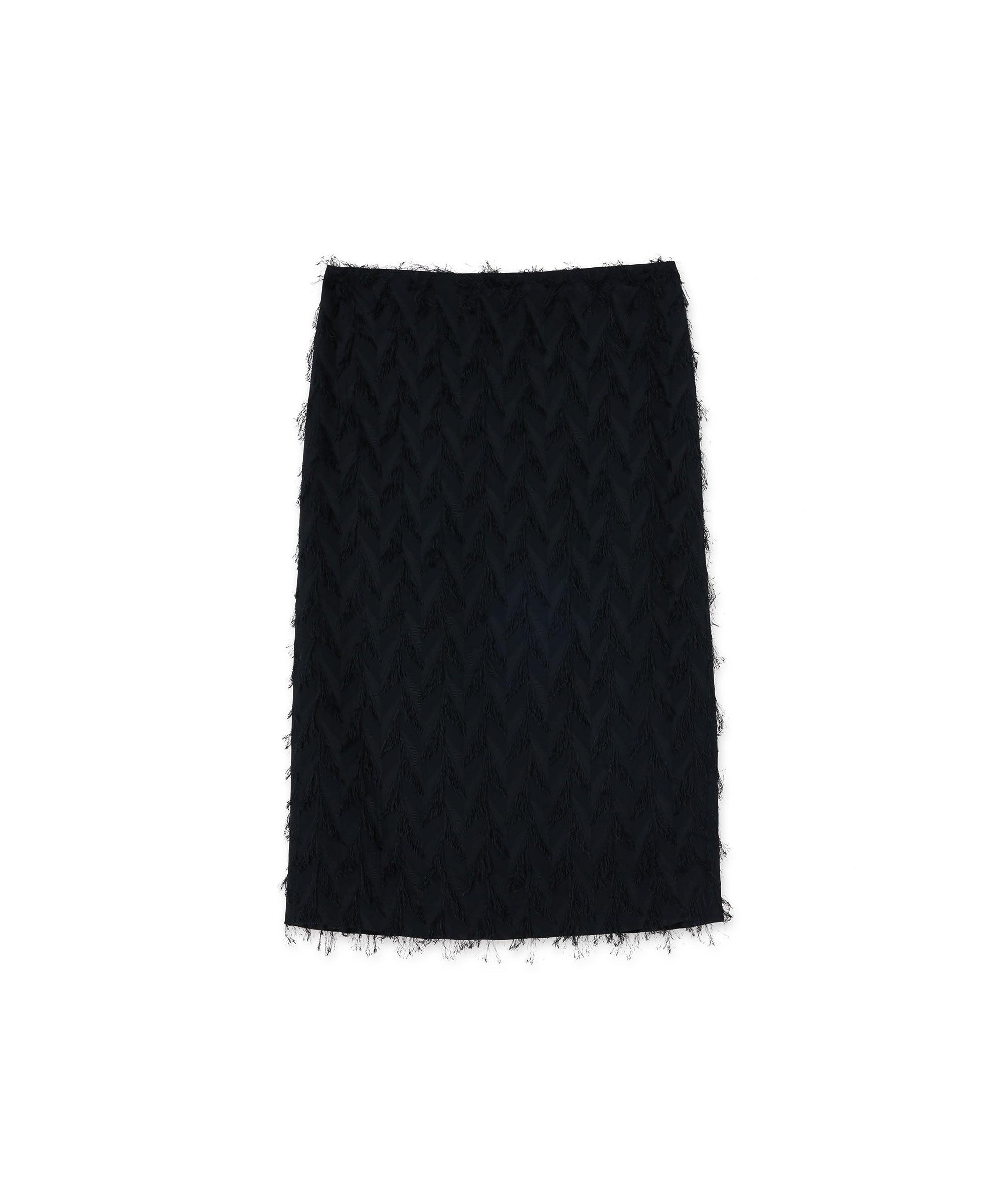 Fluid fil coupè viscose midi skirt - 1