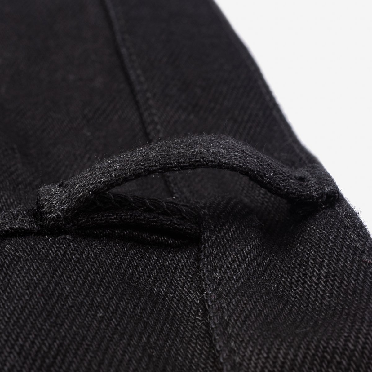 IH-666S-SBG 21oz Selvedge Denim Slim Straight Cut Jeans -  Superblack (Fades To Grey) - 13