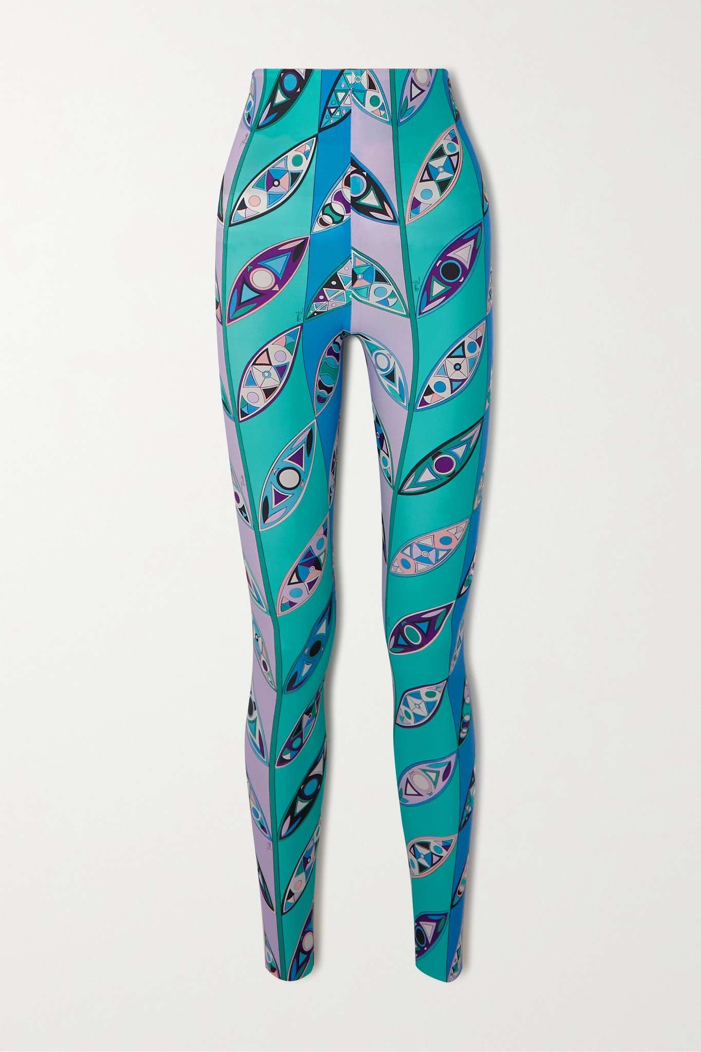 Printed stretch leggings - 1