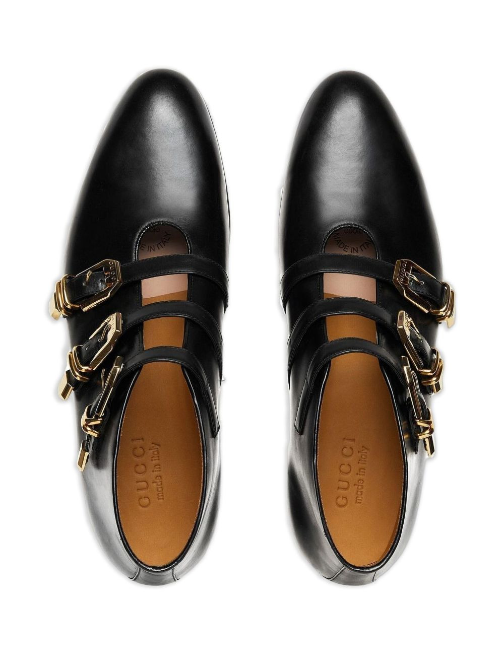 buckled leather ankle boots - 4