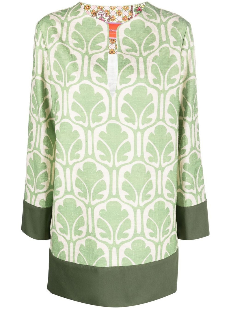 graphic print mini dress 1