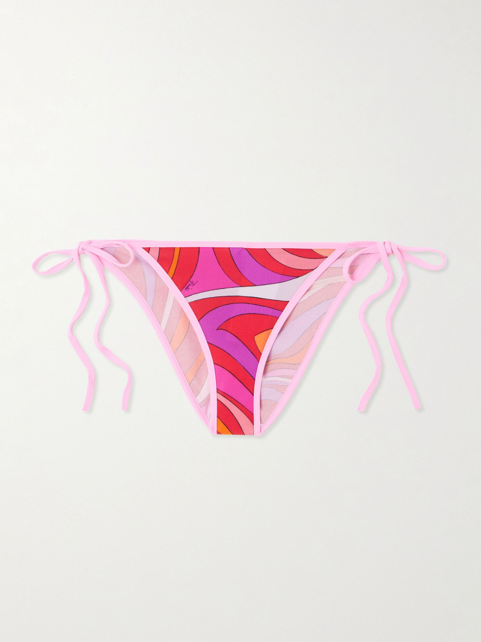 Marmo printed bikini briefs Fuchsia - 1