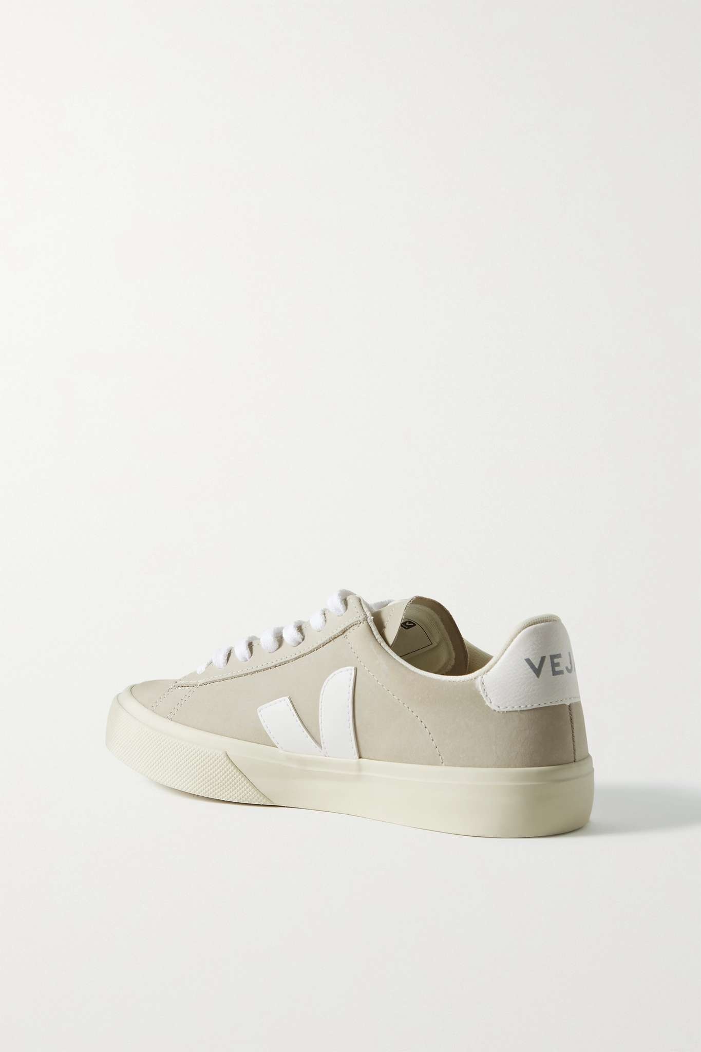 Campo leather and rubber-trimmed nubuck sneakers - 3