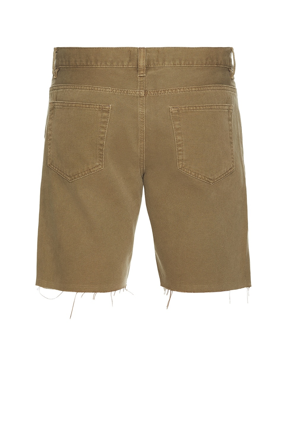 Relaxed Raw Hem Denim Short - 2