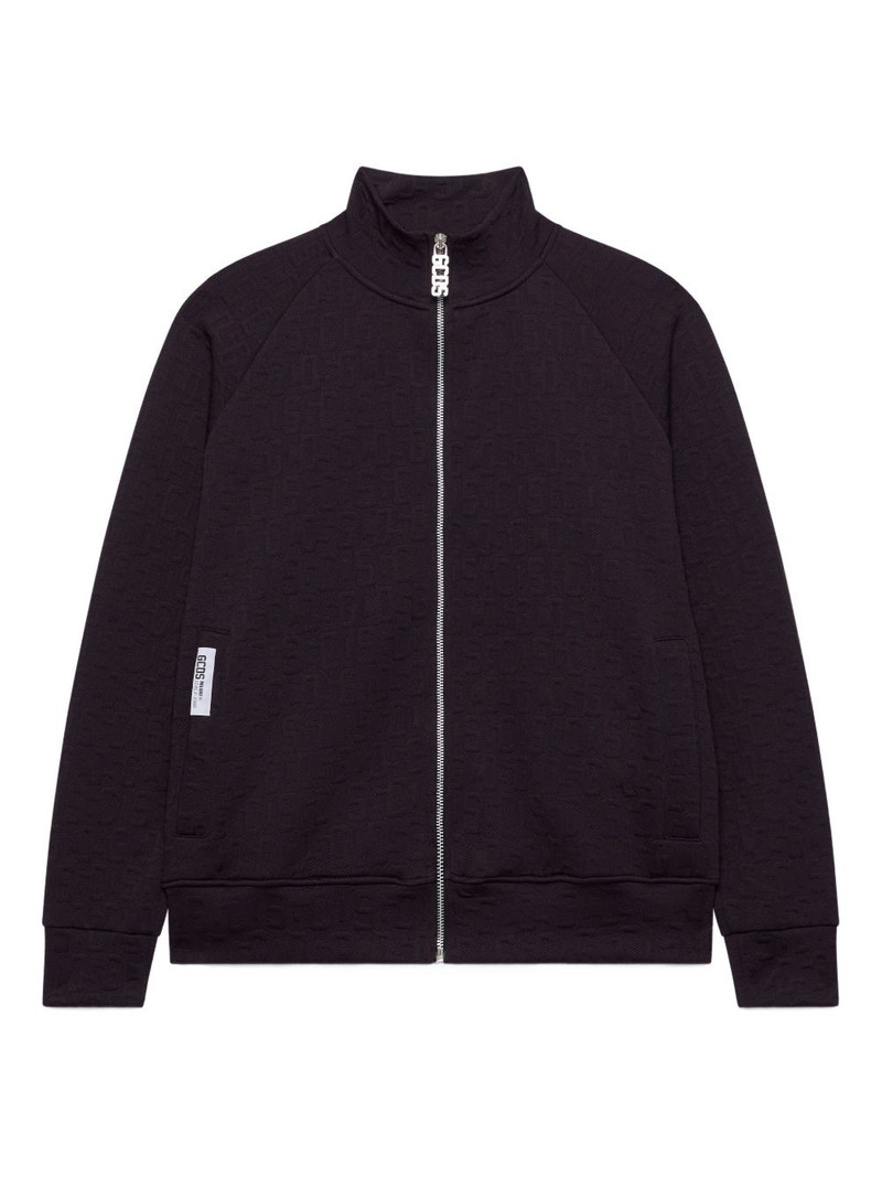 zip patterned jacket 1