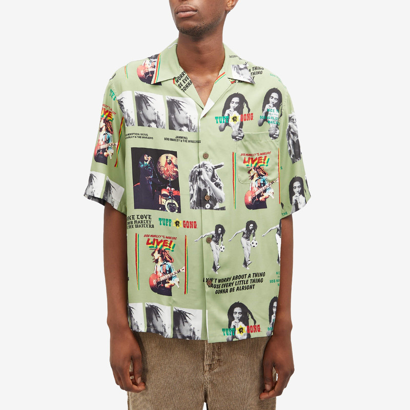 WACKO MARIA Wacko Maria x Bob Marley Type-1 Hawaiian Shirt outlook