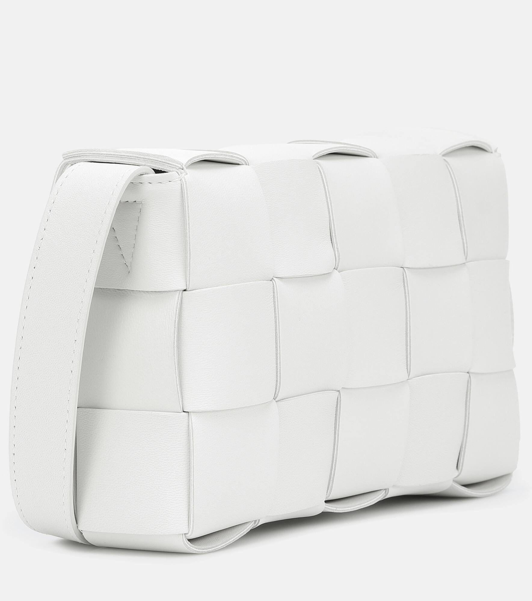 Cassette leather shoulder bag - 4