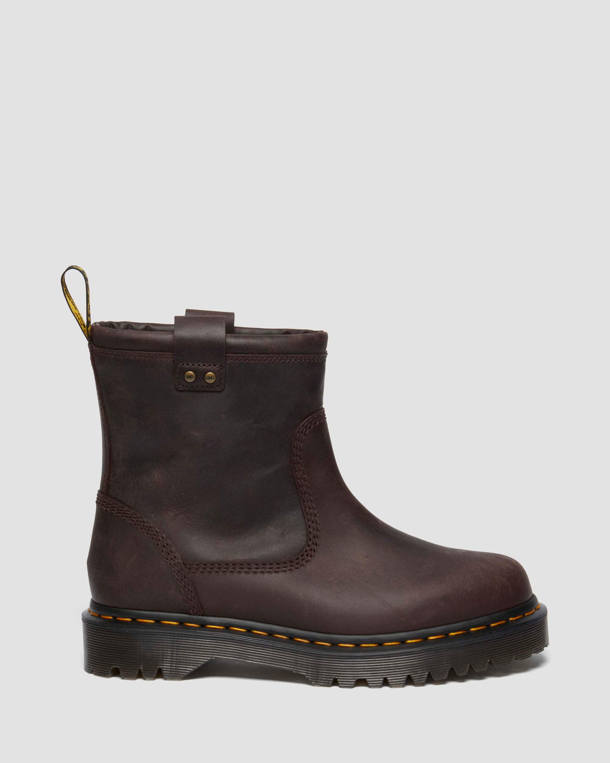 Anistone Lo Leather Biker Boots - 1