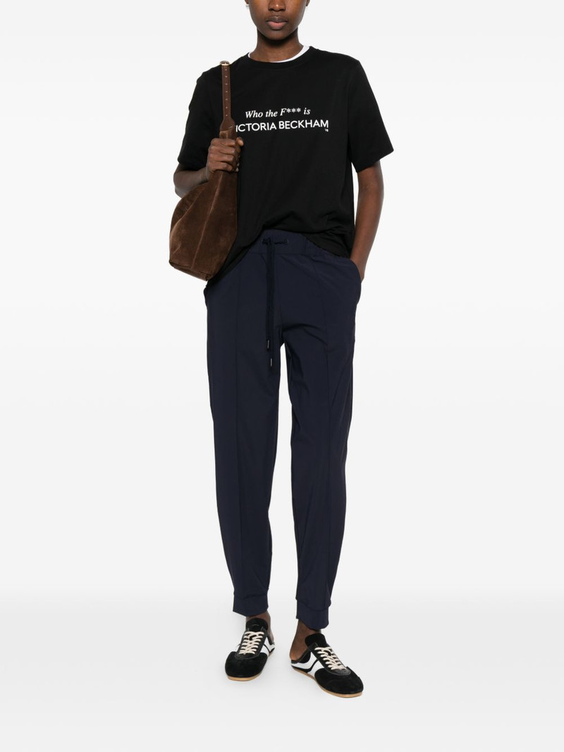 Herno drawstring panelled trousers outlook