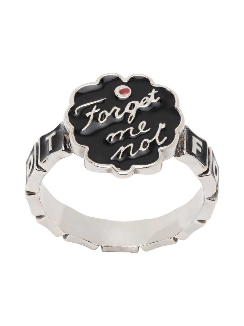 Silver 'Forget Me Not' Ring 1