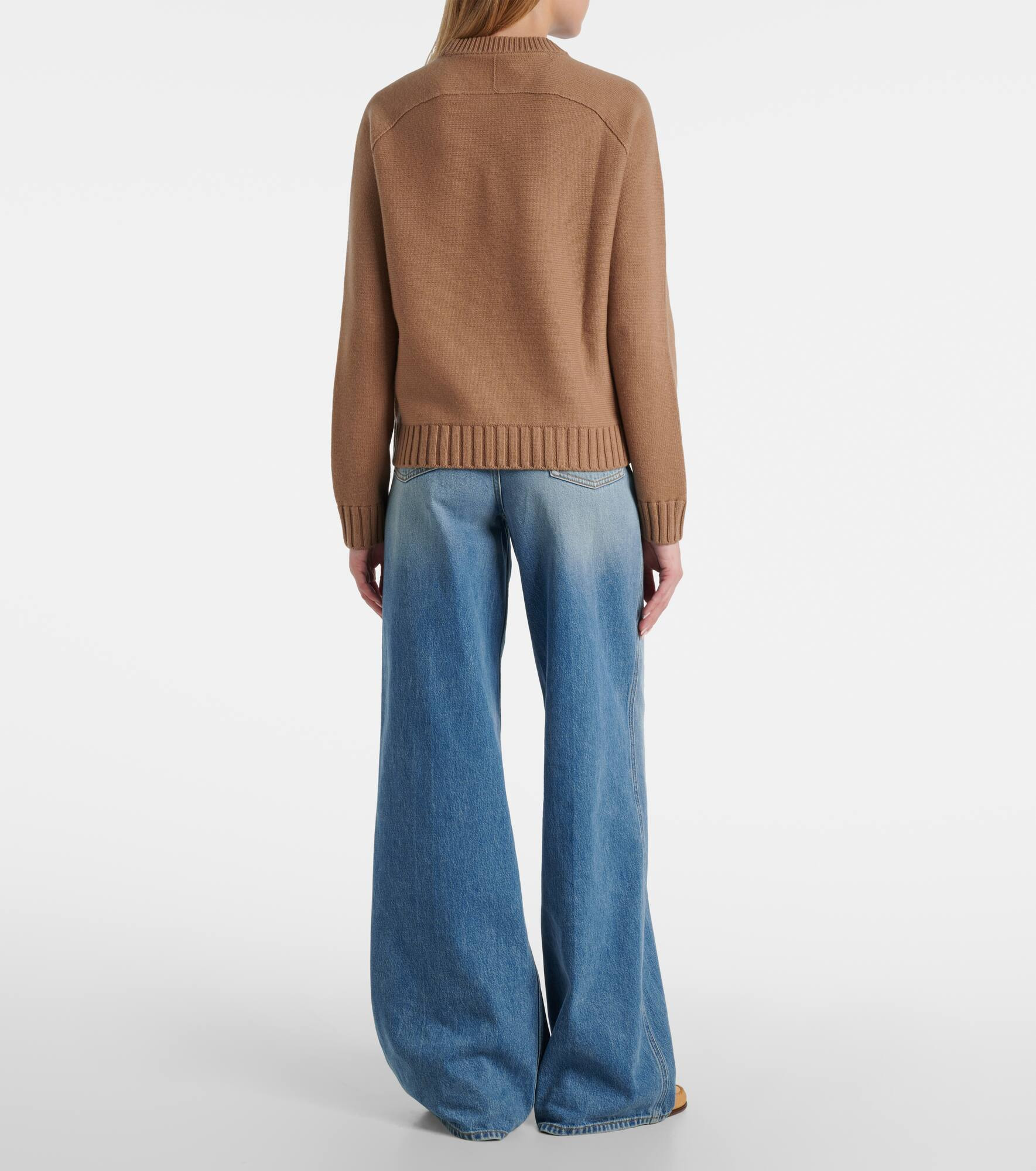 Horsebit wool and cashmere sweater - 3