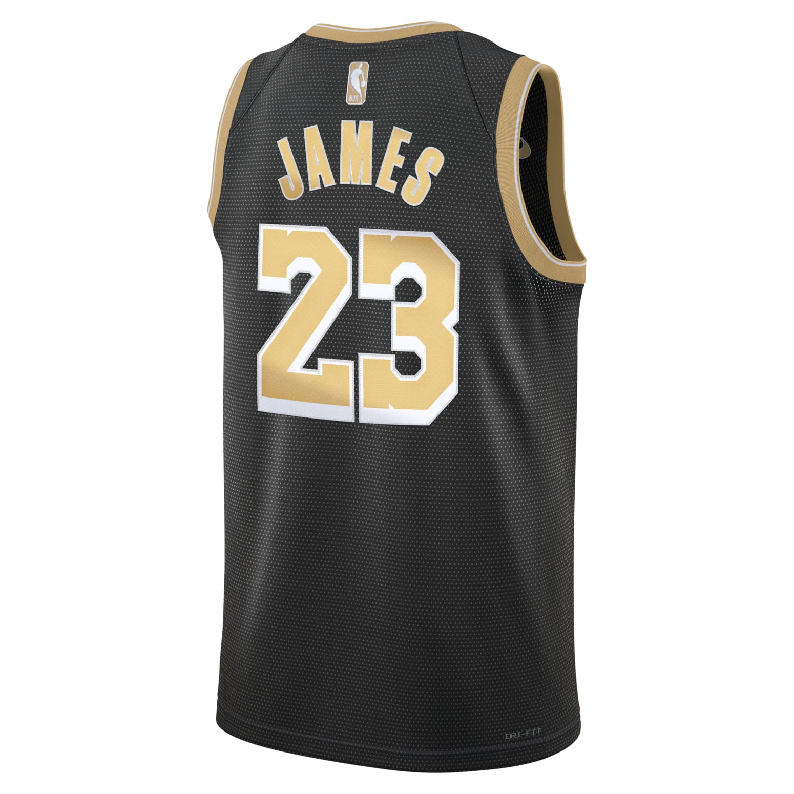 Nike Dri-FIT NBA LeBron James Los Angeles Lakers 2024 Select Series Swingman Jersey 'Black Gold' FN5 - 2