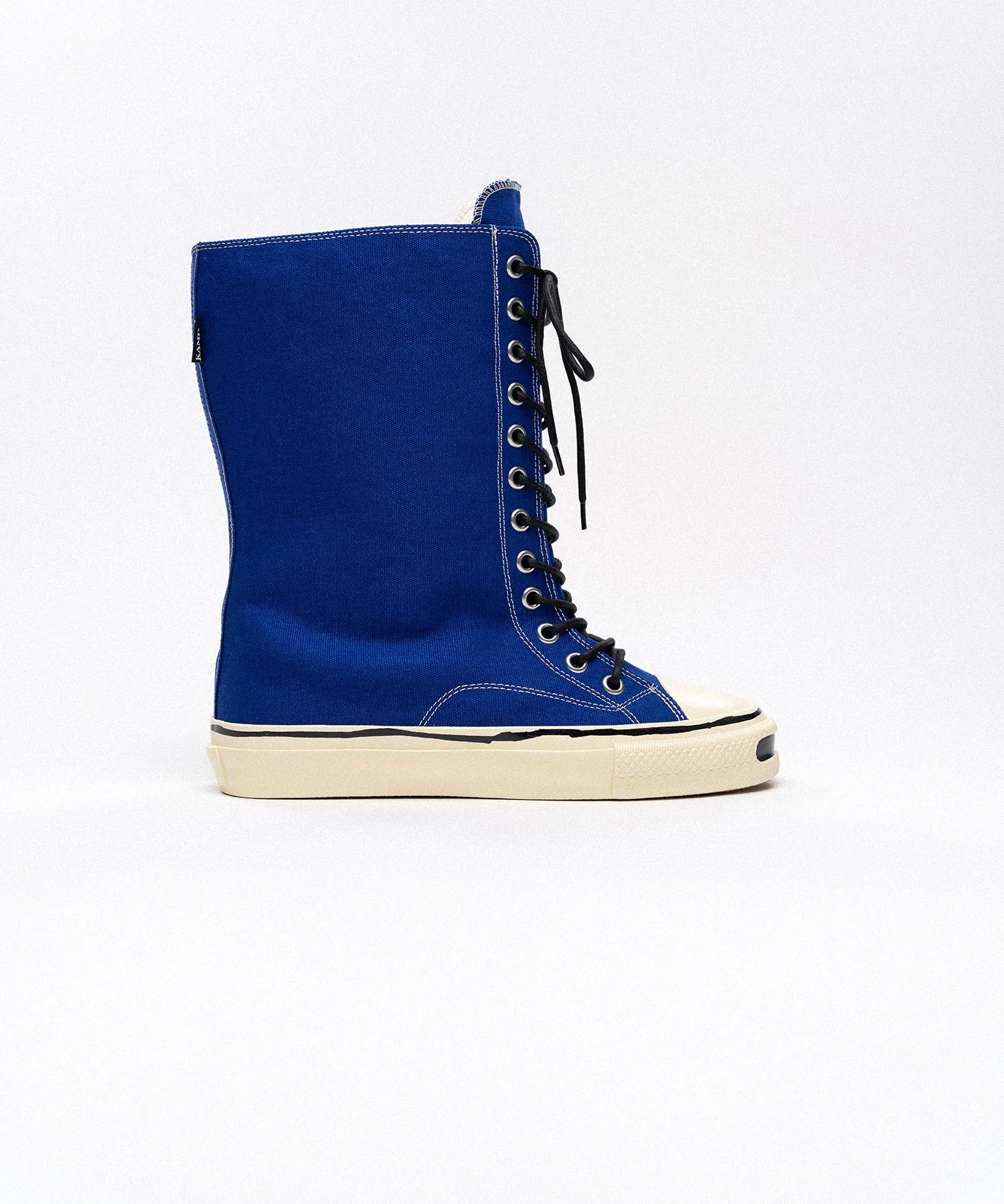 "Joey" Vulcanize Aged Sole Extra High-top Sneakers - 1