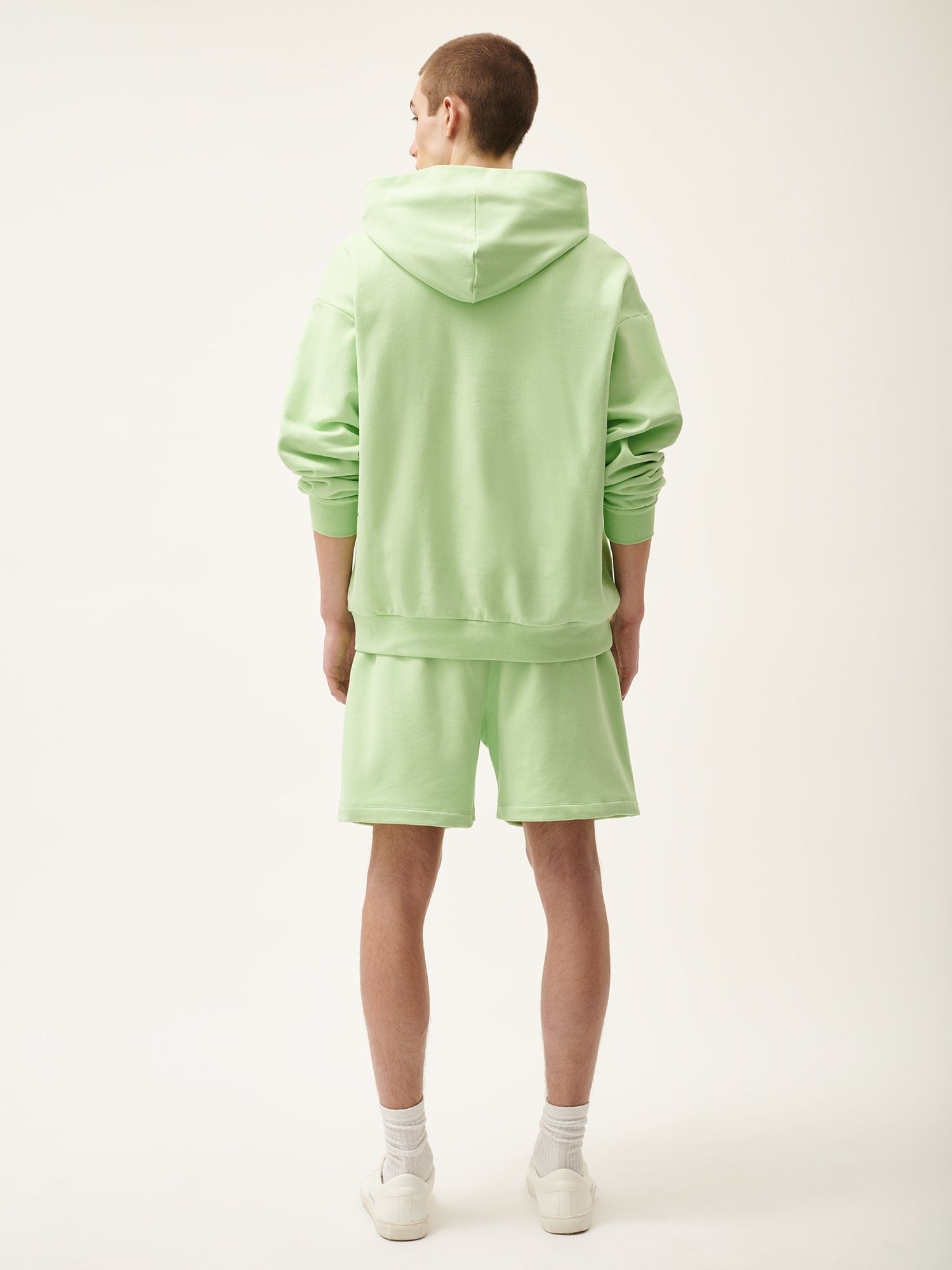 Mens 365 Midweight Mid Length Shorts - Fennel Green - 3