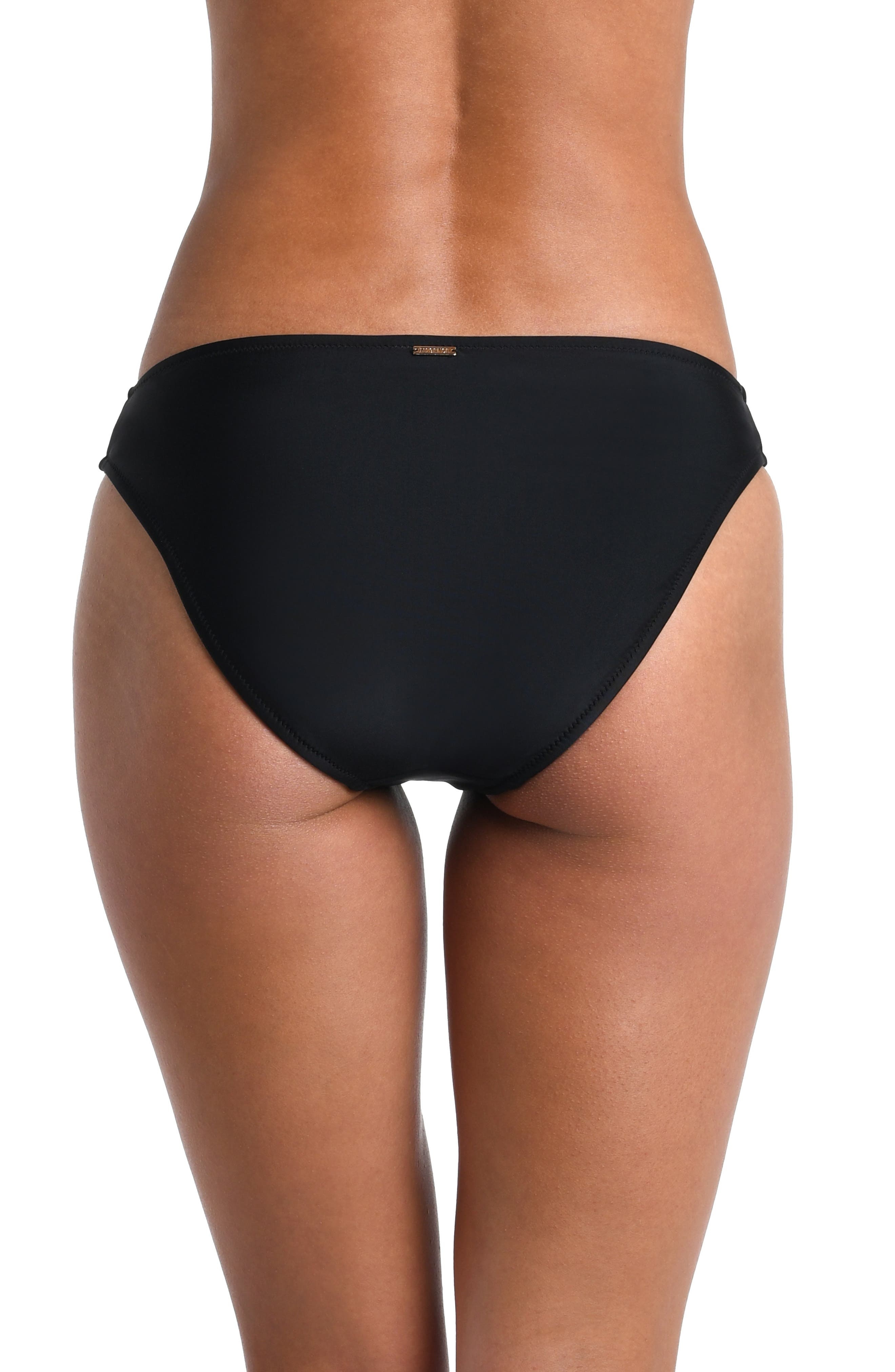 L'AGENCE Nicole Classic Bikini Bottoms in Black at Nordstrom - 2