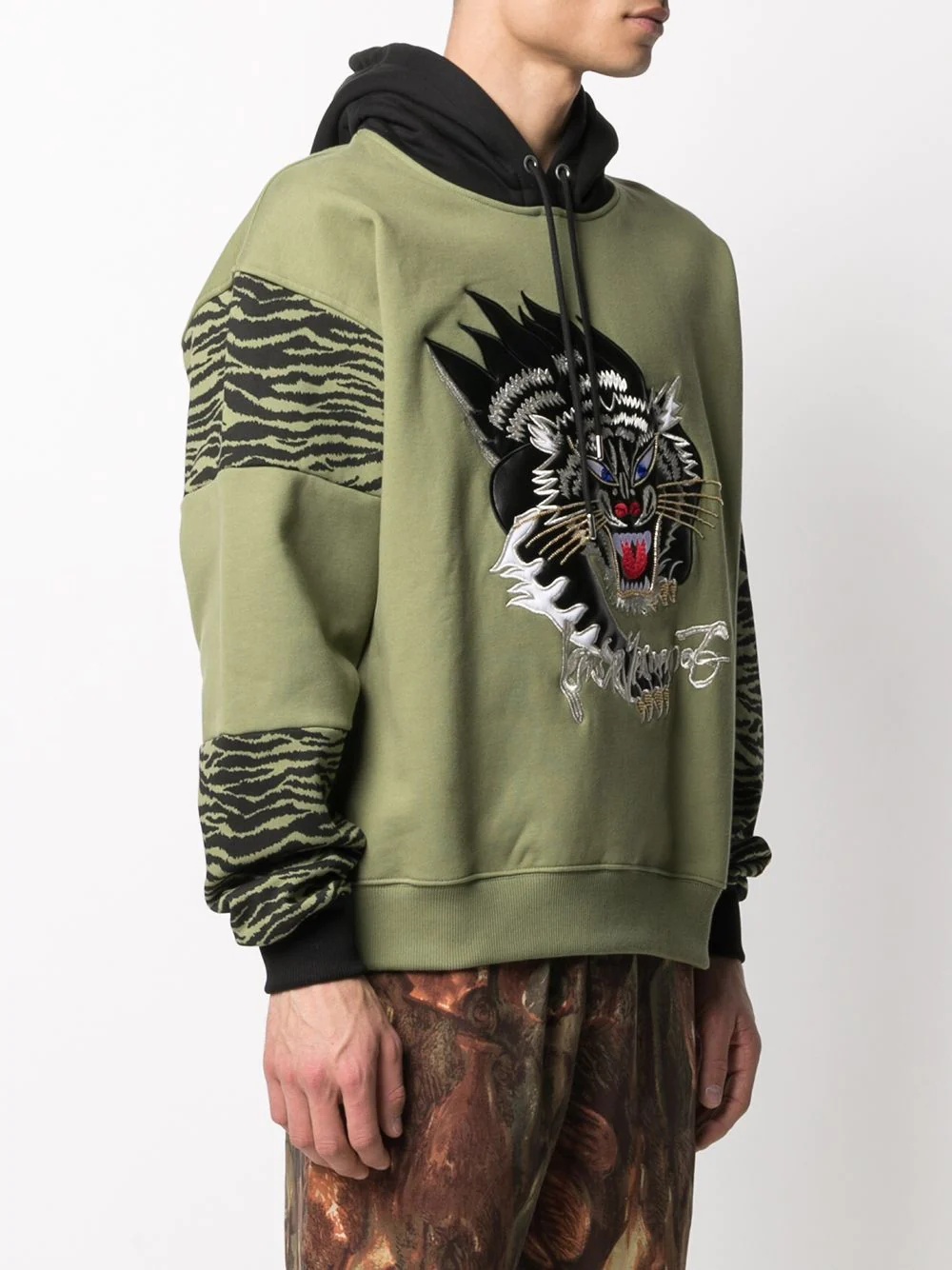 x Kansai Yamamoto tiger-motif hoodie - 3